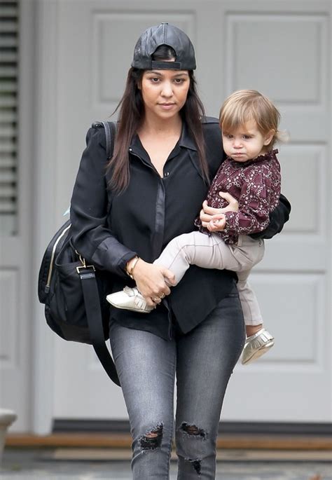 Kourtney Kardashian Takes Her Adorable Daughter Penelope To Class | Celeb Baby Laundry