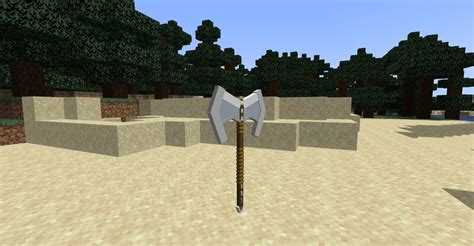 Battle Axe (Custom 3D Weapon) [Texture Pack] 1.20.2/1.20.1/1.20/1.19.2 ...