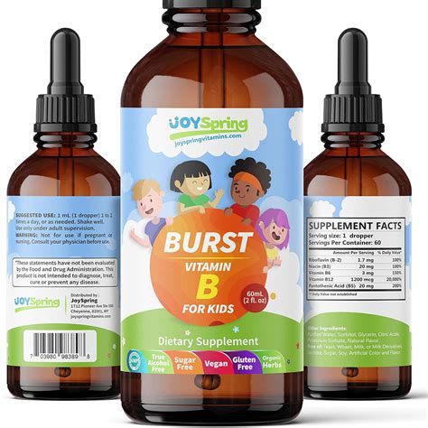 B12 Vitamins for Kids- Vitamin B Complex for Energy- Great Tasting B2 ...