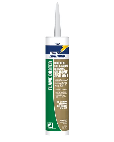 Flame Buster® Fire & Smoke Blocking- Silicone Sealant - White Lightning