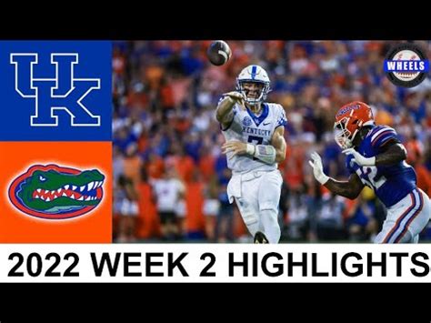 #20 Kentucky vs #12 Florida Highlights | College Football Week 2 | 2022 ...