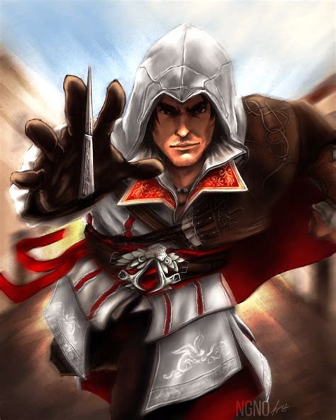 Ezio Fan Art by ngenoART.deviantart.com on @DeviantArt | Assassin’s creed, Fan art, Assassins creed