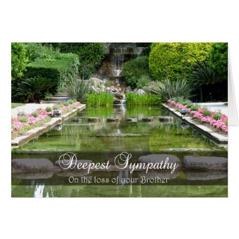 Loss of Brother - With Deepest Sympathy Card | Zazzle