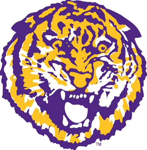 LSU Tigers Primary Logo (1972) - A growling tiger's head | Lsu tigers ...