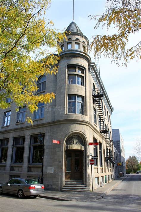 Old Montreal architecture stock image. Image of canadian - 16805375