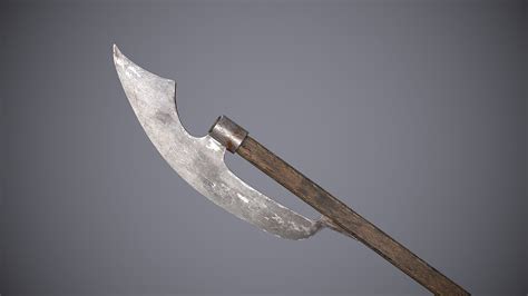 3D model East European Poleaxe VR / AR / low-poly | CGTrader