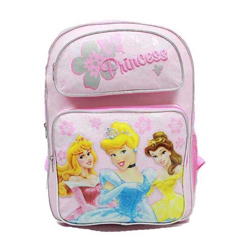 Disney - Backpack - Disney - Princess - Pink 3 (Light Pink) (Large School Bag) New 37696 ...