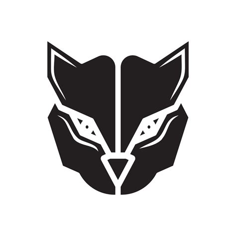 Panther head logo icon vector design 17646314 Vector Art at Vecteezy