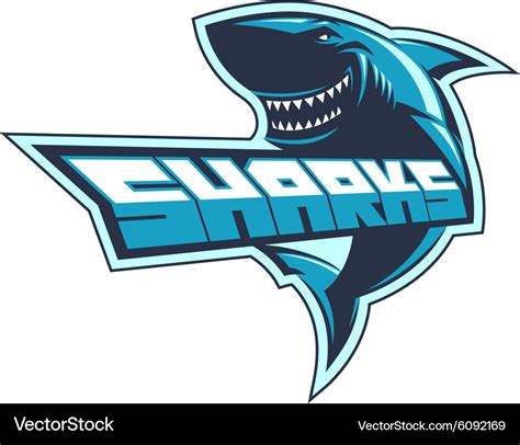 Sharks logo Royalty Free Vector Image - VectorStock