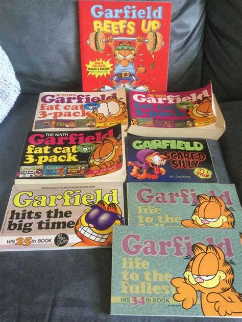 GARFIELD VINTAGE LOT OF COMIC BOOK BOOKS - USED LOT OF 7 | eBay