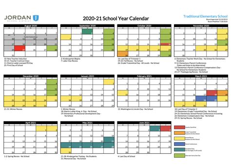 Calendar – West Jordan Elementary