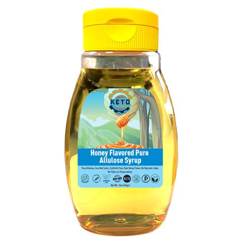 Keto Factory Honey Substitute Allulose Flavored with Zero Calorie - Keto and Diabetic Friendly ...