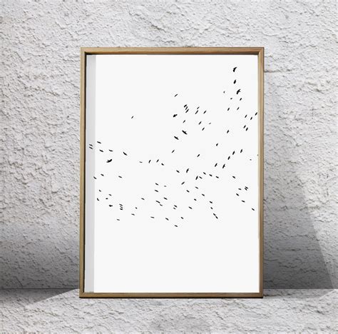 Bird on Wire Print Birds Print Minimalist Poster Printable - Etsy