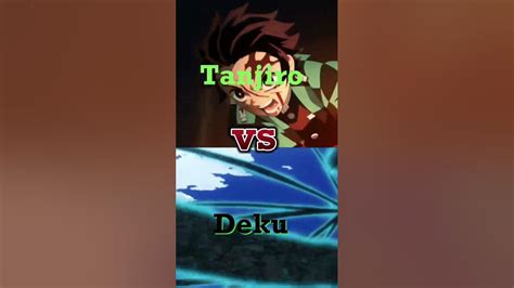 tanjiro Vs deku - YouTube