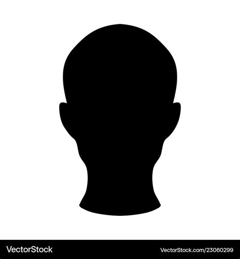 Head silhouette Royalty Free Vector Image - VectorStock