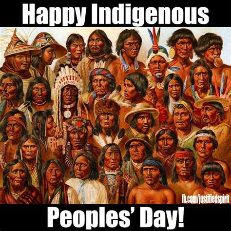 Indigenous Day Poster : Happy International World's Indigenous Peoples ...