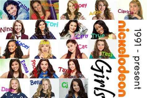 Nickelodeon Leading Ladies Collage