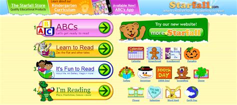 Free Homeschool Resources and Curriculum 4 U: Reading: starfall.com