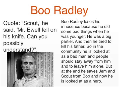 84 Boo Radley Quotes To Kill A Mockingbird | Quotes US