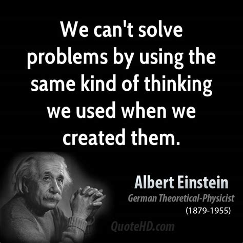 Problem Solving Einstein Quotes. QuotesGram