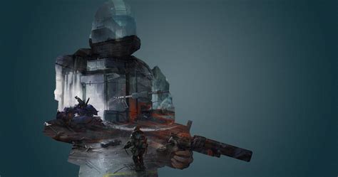 Rookie - Halo 3 ODST (Double exposure) by CptDopeY on DeviantArt