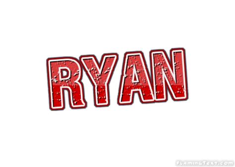 Ryan Logo | Free Name Design Tool from Flaming Text