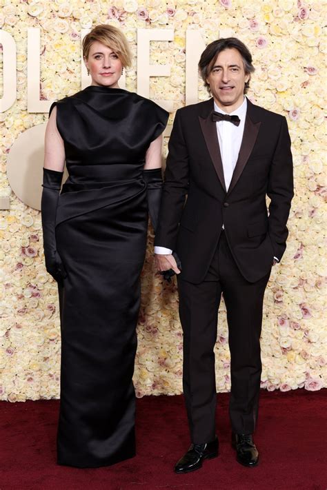 Greta Gerwig, Noah Baumbach Attend 2024 Golden Globes After Wedding ...