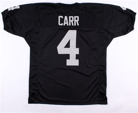 Derek Carr Raiders On-Field Style Custom Stitched Jersey (Size XL) | Pristine Auction