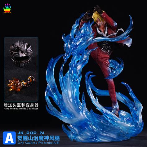 One Piece JacksDo Sanji Awakens Ifrit Jambe Resin Statue – Kaionation