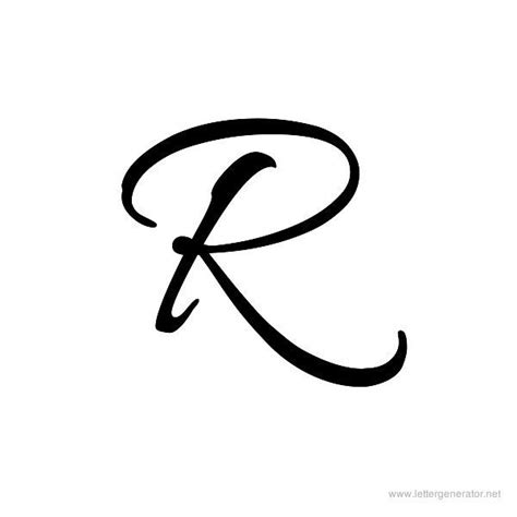 Cursive Letter R | www.imgarcade.com - Online Image Arcade! | Tattoo fonts cursive, Fancy ...