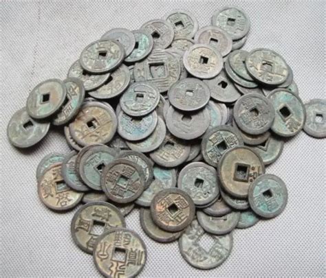 Collect 50 piece Chinese Copper Coin Old Dynasty Antique Currency sent at random-in Non-currency ...