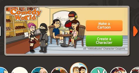 GoAnimate Character Creator - Comedy World | Character creator, Make a cartoon, Creating characters