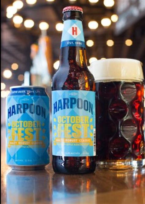 Harpoon BREWING - Octoberfest Beer. 5.3% ABV. | Octoberfest beer, Oktoberfest appetizer ...