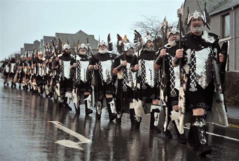 Viking culture celebrated with the Up Helly Aa festival