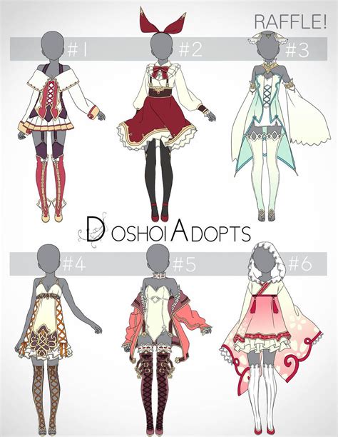 Adopt {2}: Outfit Designs Auction [Closed+winner!] by DoshoiAdopts on ...