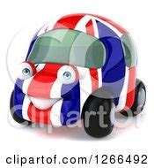 3d British Flag Car Character Wearing Shades, Facing Slightly Right Posters, Art Prints by ...