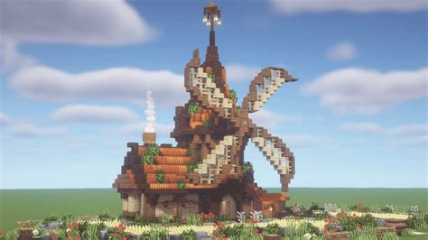 Fantasy Minecraft Windmill Farmhouse - TBM | TheBestMods