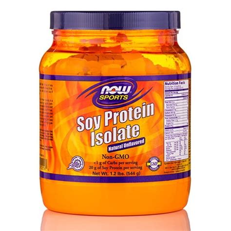 Now Foods Soy Protein Powder, 20g Protein, 1.2 Lb - Walmart.com - Walmart.com