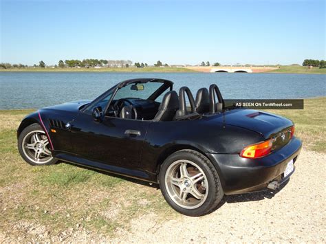 1999 Bmw Z3 Black Manual 5 - Speed 6cyl 2. 8l Roadster Convertible