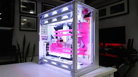 Custom Pc Build #77 "Pink Glaze" A gaming pc on a Lian-Li 011 Dynamic ...