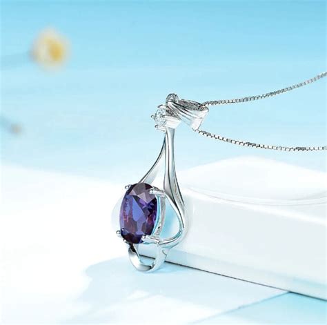 Alexandrite Pendant-alexandrite Necklace-for Women-925 - Etsy