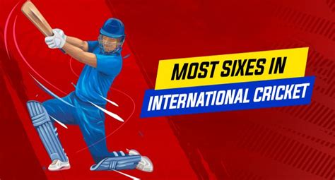 Most Sixes in International Cricket in All Format (ODI, T20I, Tests)