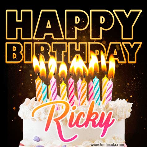 Happy Birthday Ricky GIFs - Download on Funimada.com