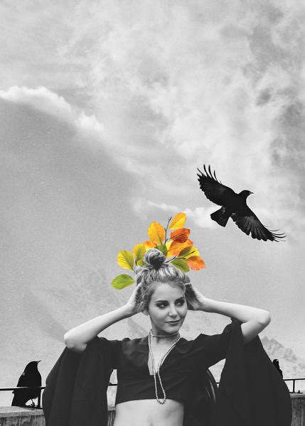 "CROW GIRL" Artwork by GloriaSanchez | Artsider