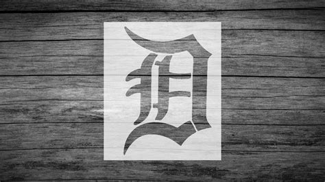 Detroit Tigers Logo Stencil Reusable Plastic or Vinyl FAST - Etsy