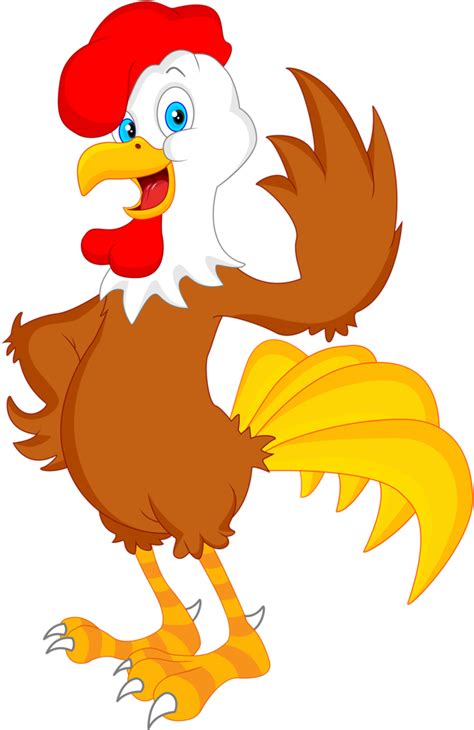 Clipart Chicken Boxing - Cartoon Royalty Free Png Rooster Transparent Png - Full Size Clipart ...