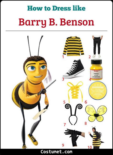 Barry B. Benson (Bee Movie) Costume for Cosplay & Halloween | Movie ...