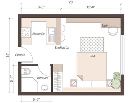 300-sqft Studio Apartment Layout Ideas with Plans and Tips – Diyversify