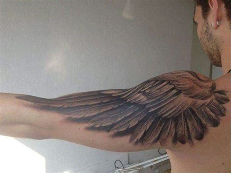 Pin by Charmaine Smit on Angel Wings | Feather tattoos, Wing tattoo on ...