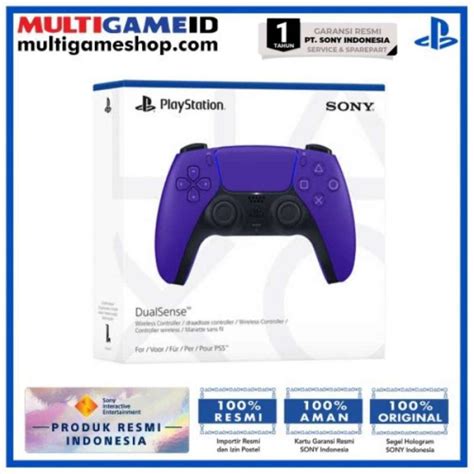 Promo PS5 DualSense Wireless Controller (Galactic Purple) Diskon 45% di ...